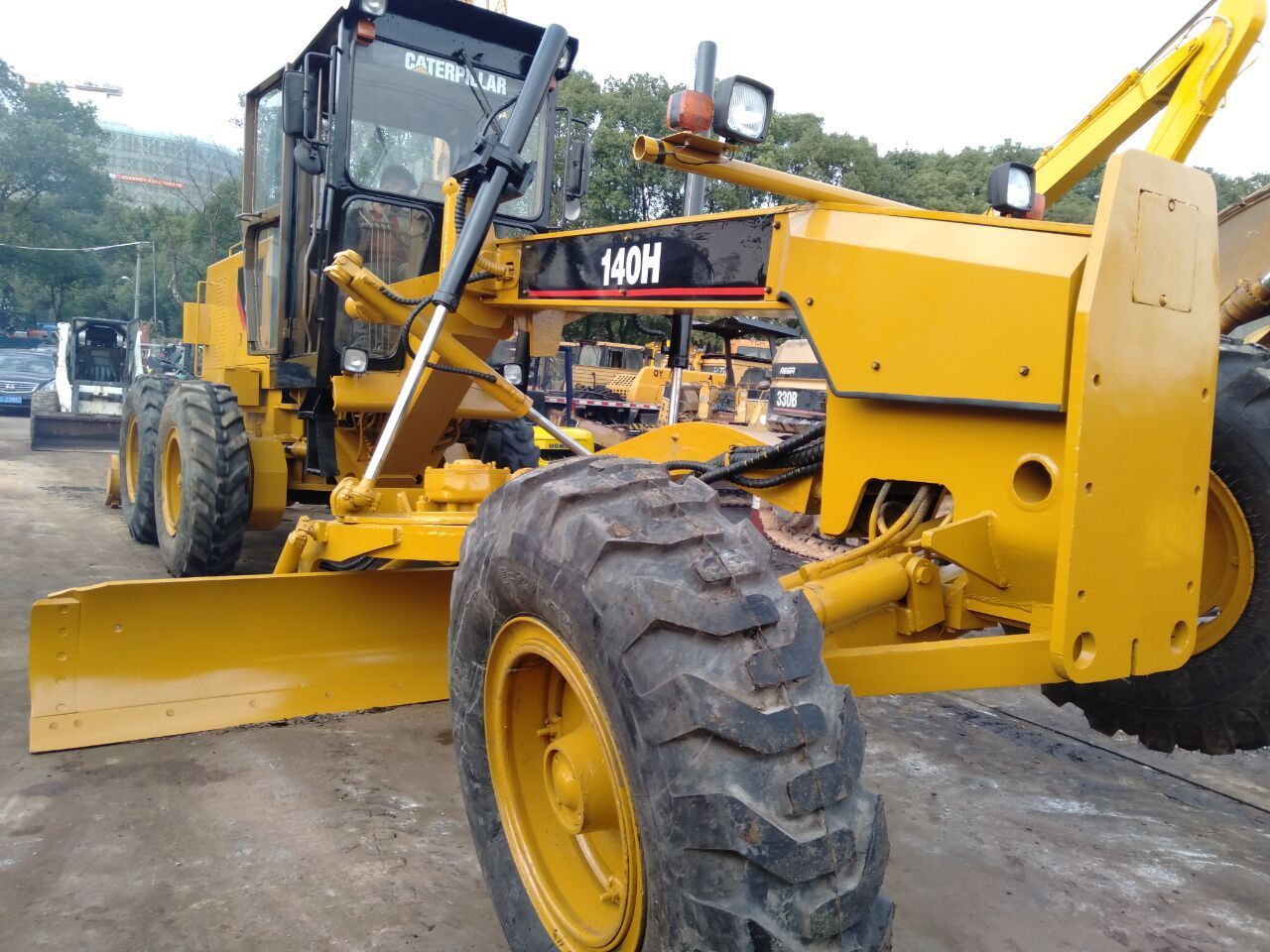 Used USA Original Construction works good condition 140H 140G 14G 120H Secondhand cheap price motor grader graders