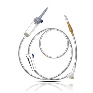 Medical Infusion Giving Set Einweg-IV-Infusion sset mit Durchfluss regler with PE package