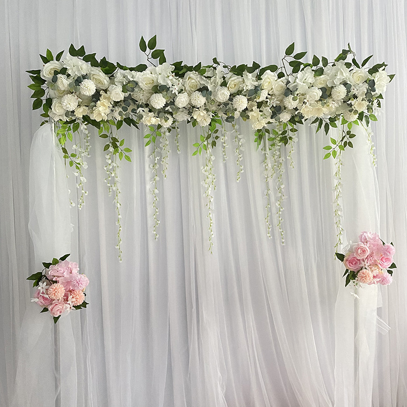 Wedding Rose Wall Arched flowers artificial flower Factory wholesale wedding decoration home  party Flowers Outdoor