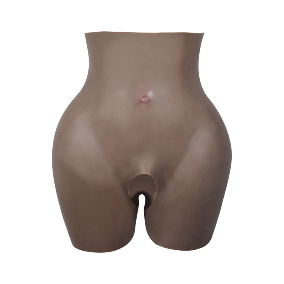 Sexy silicone artificial buttocks pants silicon pants for woman soft silicone buttocks and enhanced hips pads underwear