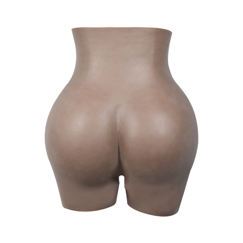 Sexy silicone artificial buttocks pants silicon pants for woman soft silicone buttocks and enhanced hips pads underwear