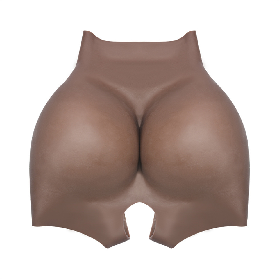 Sexy silicone artificial buttocks pants silicon pants for woman soft silicone buttocks and enhanced hips pads underwear