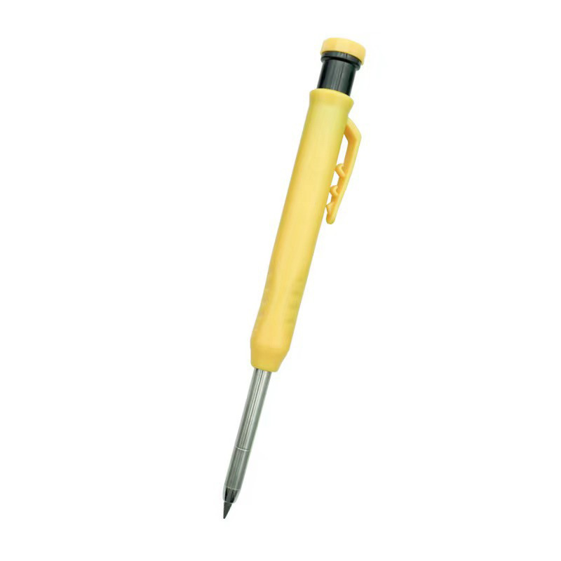 Metal Long Head Deep Hole Woodworking Pencil Engineering Marking Tool for Carpenter Scriber Construction