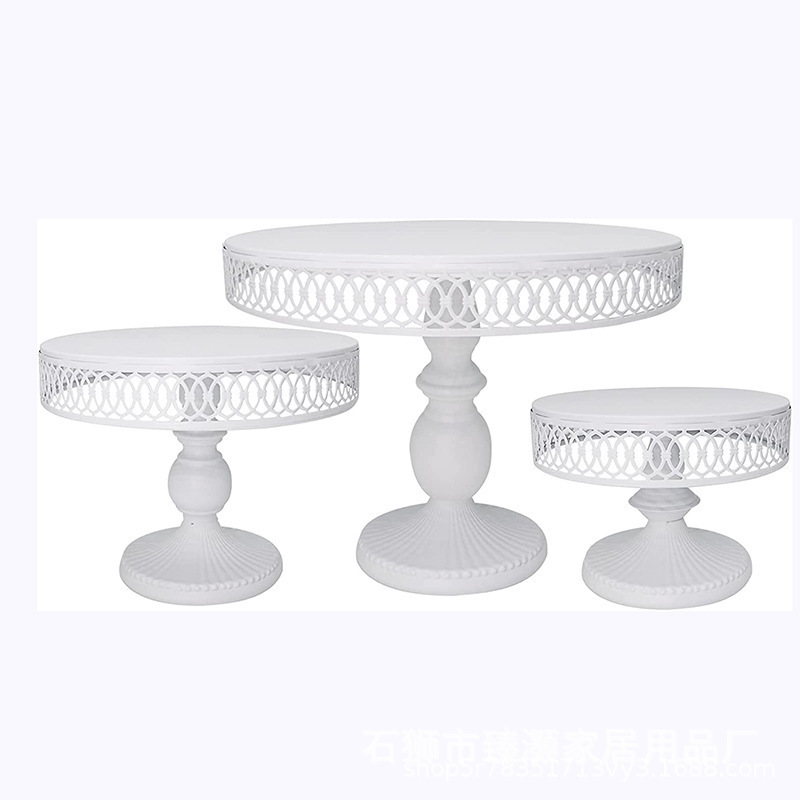 Cake Stand Display Set Desserts Cookie Gadgets Cake Stands Set Swing Cake Stand for Wedding Birthday Party Decoration