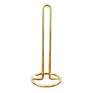 Good quality metal wire Single modern gold  bathroom paper towel rack,  holder at home