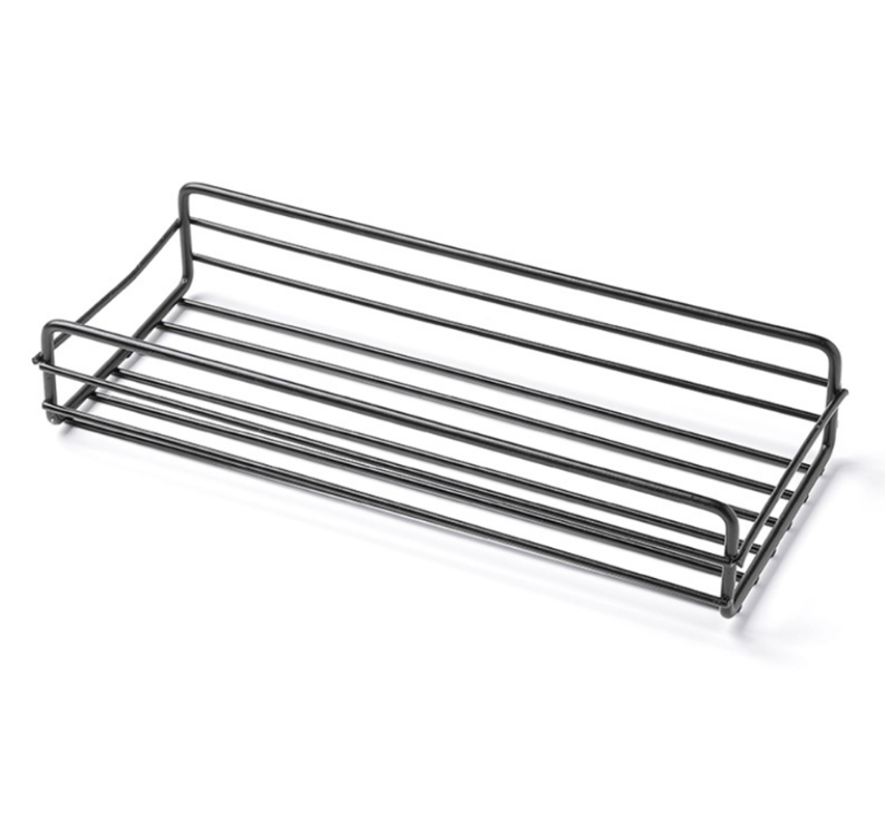 No punching iron kitchen condiment bottle storage rack metal bathroom shower caddy