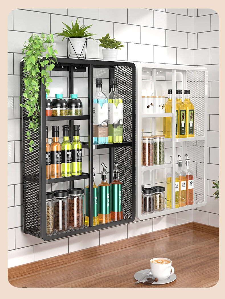 Kitchen organizer spice rack bottle organizer holder cabinet