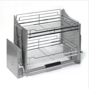 Hot sale kitchen accessories adjustable kitchen cabinet lift basket