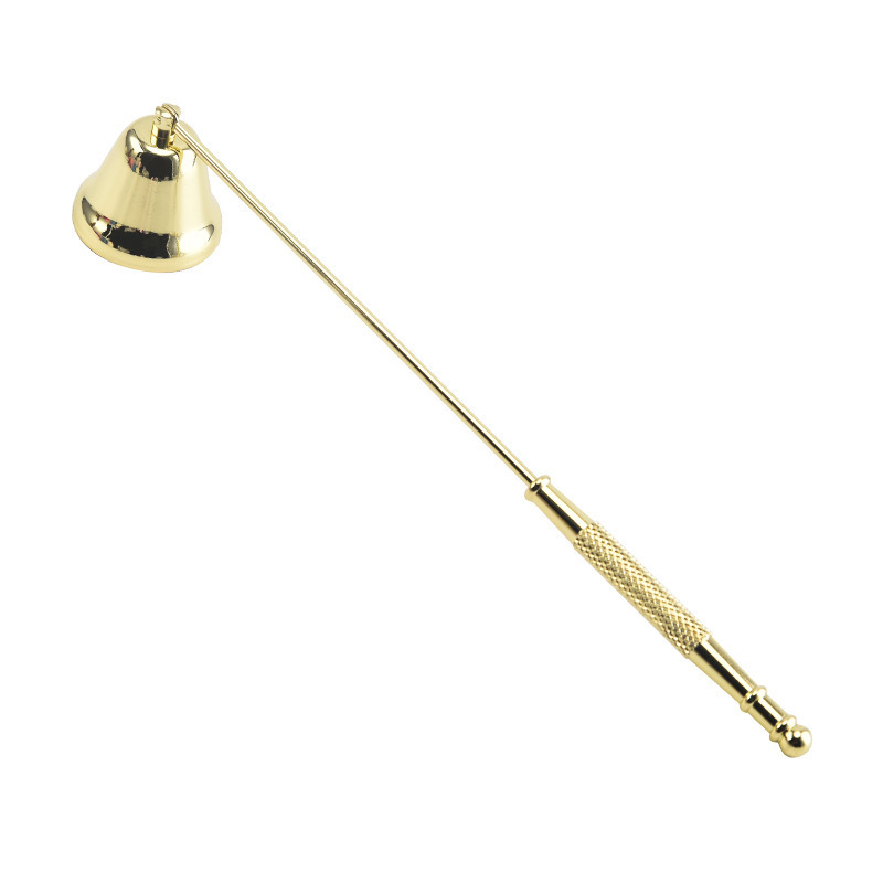 Black/Gold/Silver/Rose Gold Bell Candle Fire Extinguisher Flame Trimmer Bell Shaped Candle Wick Snuffer Stainless Steel