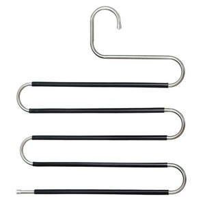 S-Type Metal Clothes Hangers Non-slip Pants Hangers  Wardrobe Storage Organizer for Pants Jeans Scarf Hanging and Storage