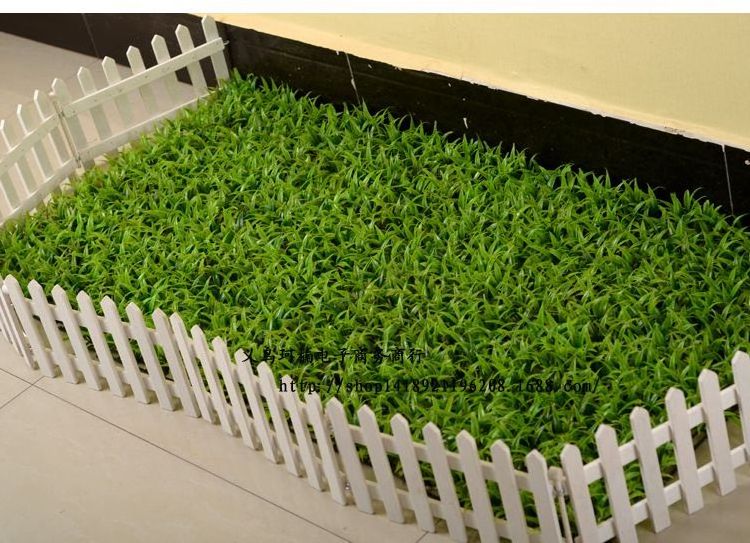 Garden Artificial hedge fence green wall decorative grass pad flowers wall