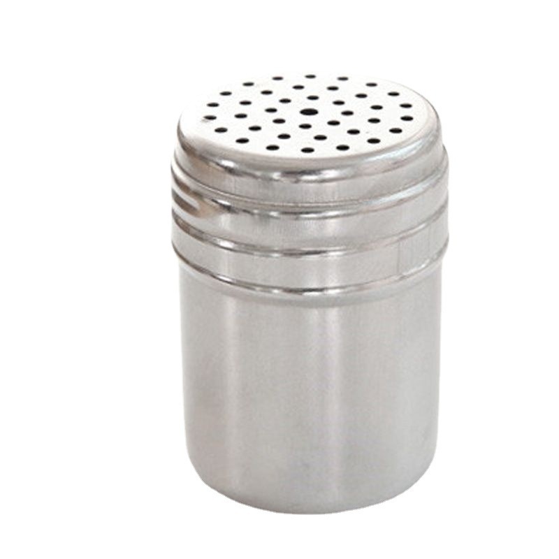 Wholesale barbecue seasoning tank stainless steel pepper cumin seasoning powder spreading bottle rotating cap seasoning box