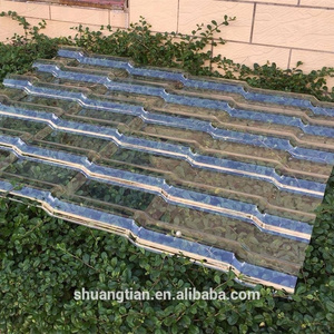 Clear plastic shingle roofing plastic roofing sheet roofing tile 880*2200mm