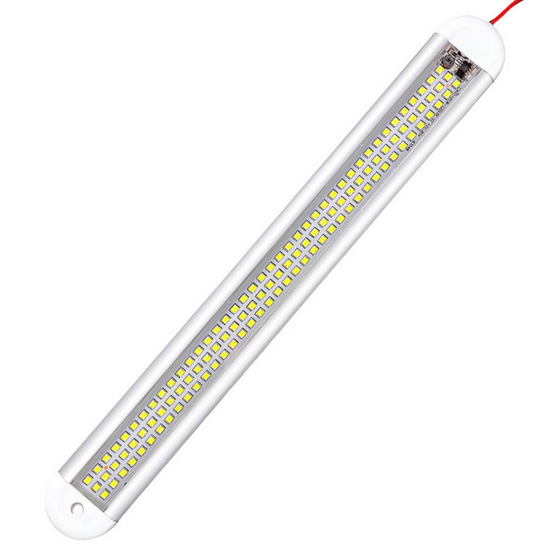 Factory wholesale new product 120 LED beads super bright 12W car reading light overhead light panel LED interior light bar