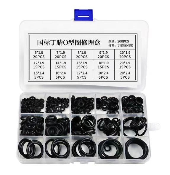 Customized And Standard Assortment Set Sealing Tool Box Hydraulic ORing Kit Repair O Ring Set NBR O Ring Seal Kit For Excavator