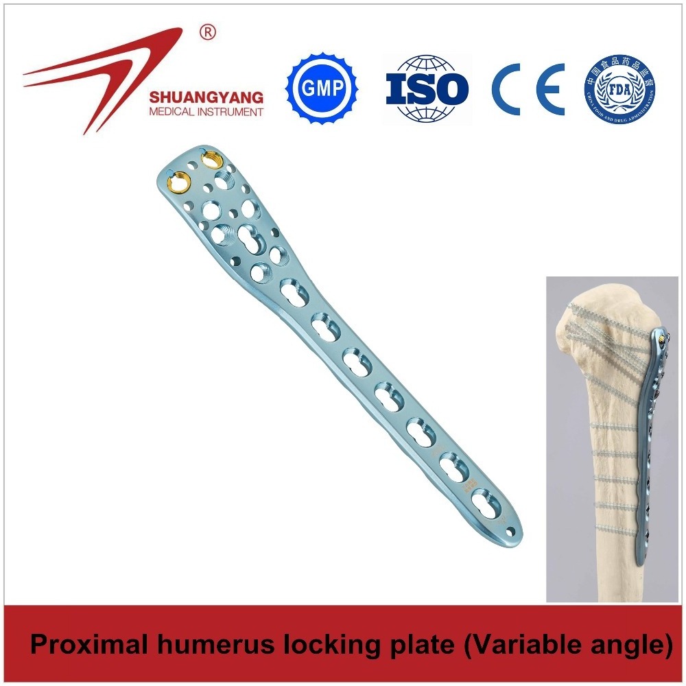 Proximal Humerus Locking Bone Plate (variable angle) - Titanium Orthopedic Implant