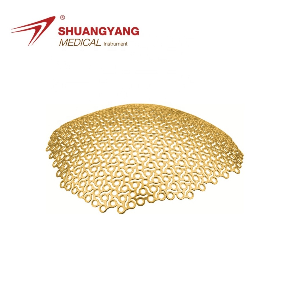 skull flower shape neurosurgery plate and screw cranial titanium mesh