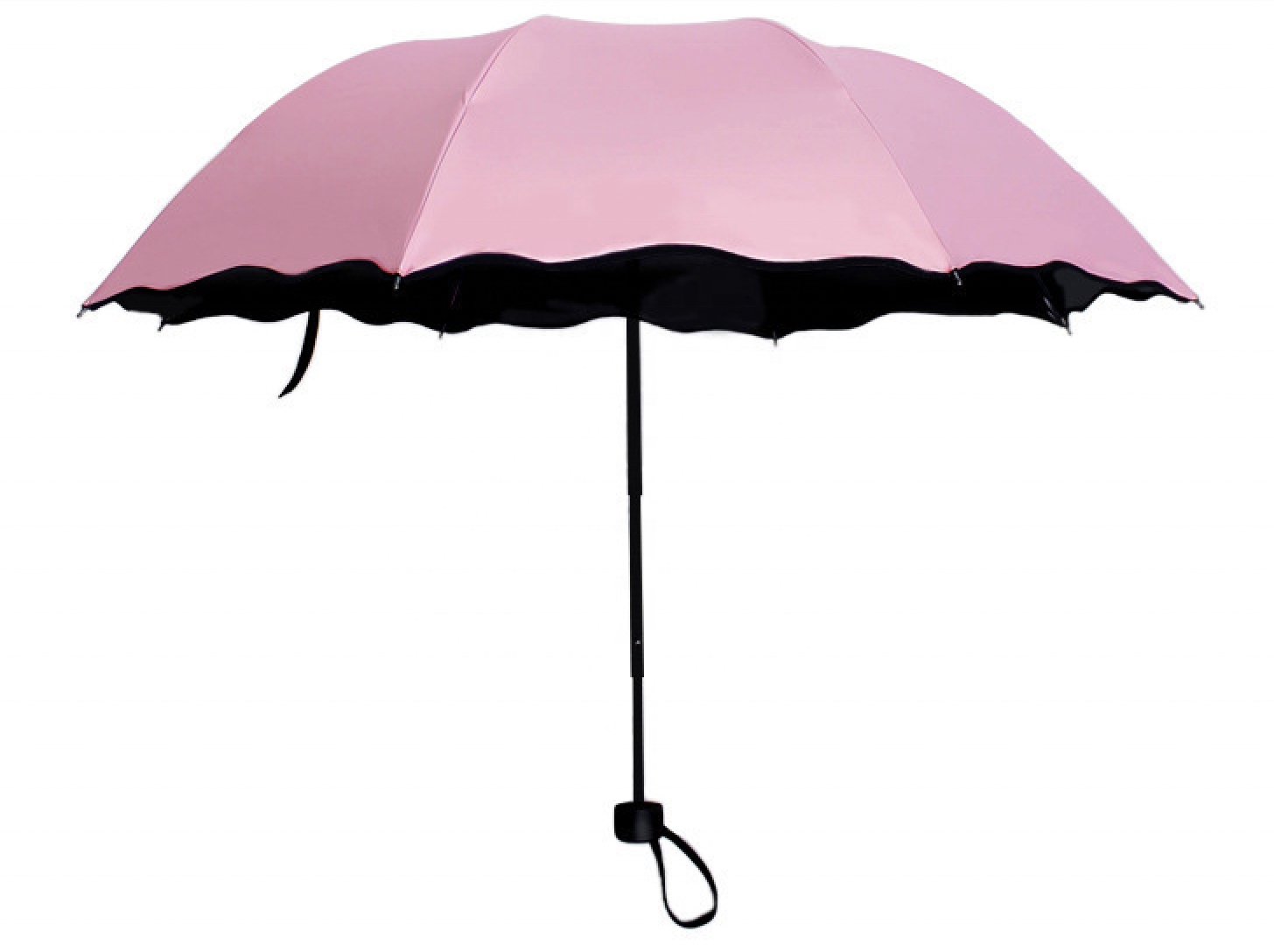 2023 Popular Design Magical Flower Wavy Foldable Umbrellas For The Rain Waterproof For Woman