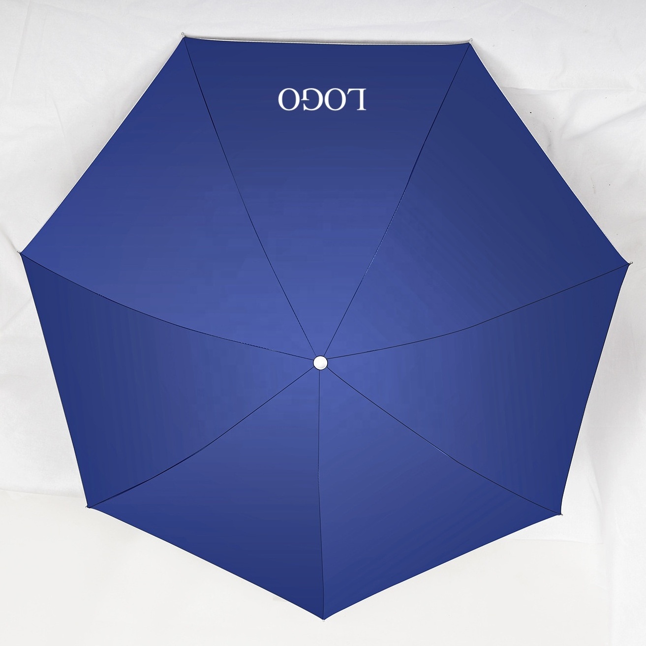 Factory Wholesale Cheap Silver Coated UV Protection Three-Folding umbrellas for the rain with logo