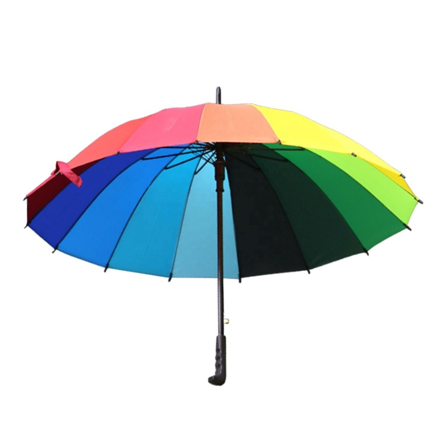 Factory Wholesale Customization Available Promotional Rainbow Umbrella For The Rain Waterproof