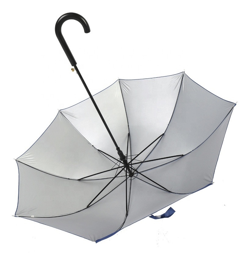 Factory Wholesale Silver Coated 21 Inch Rain Protection Advertising Custom Umbrella With Logo Printing