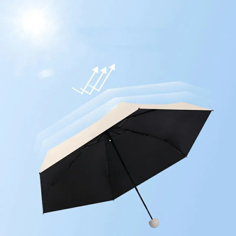 Capsule Umbrella Sunny and Rainy Dualuse Rainproof Sun Protection Outdoor Traveling Portable Mini Umbrella