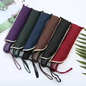 Factory Wholesale Multiple Color Men And Women Cheap New Automatic Portable Umbrella 3 Fold For Rain