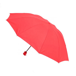 Factory Wholesale 10K Easy Carry Red 3 Fold Wedding Umbrellas For Bride