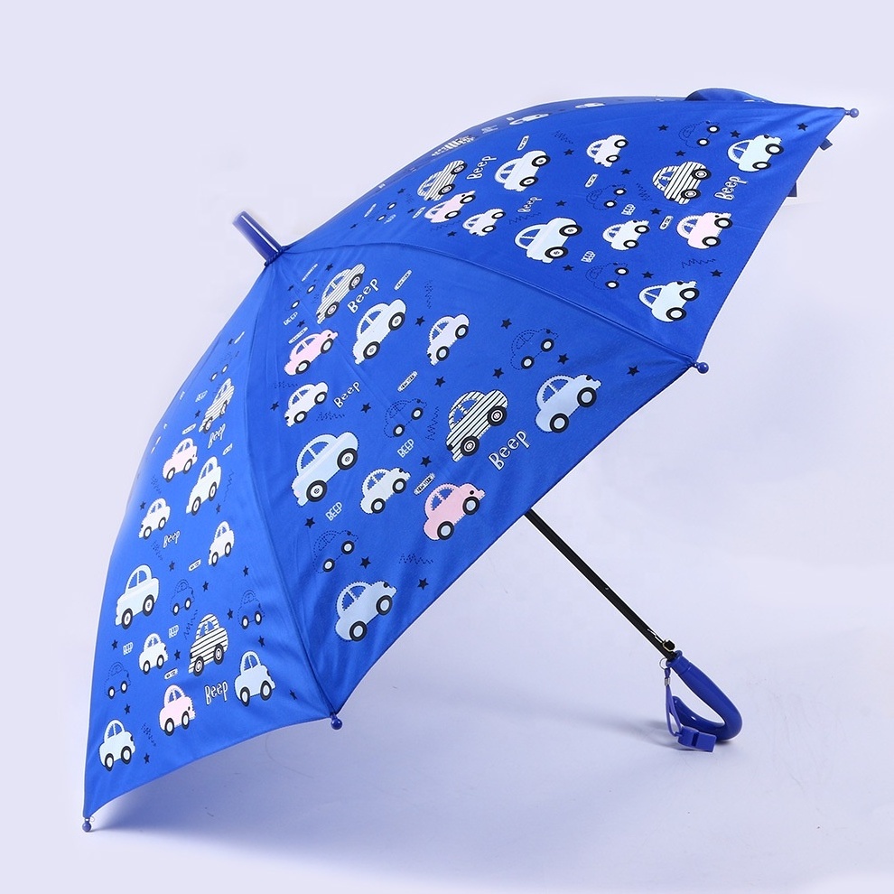 New Design 21 Inch 8K Fiber Ribs Multiple Design Kids Water Magic Color Change Umbrella For Children