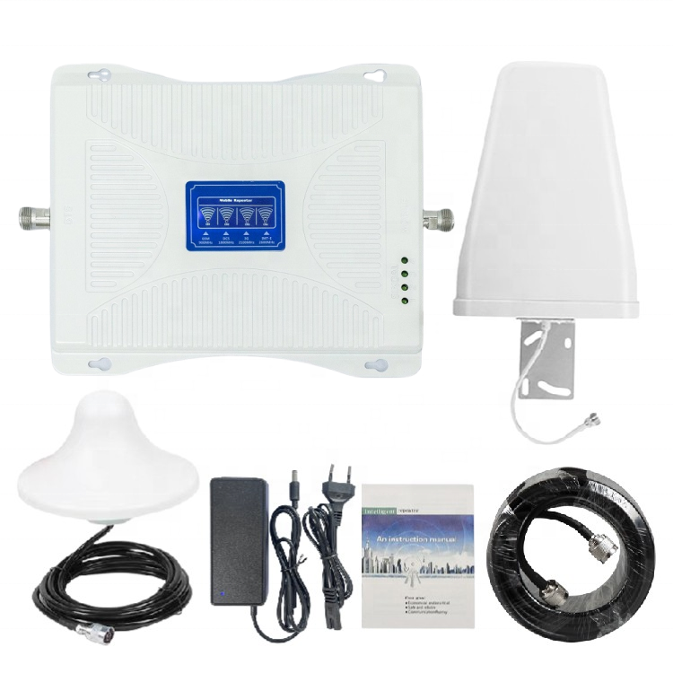 2g 3g 4g gsm gprs booster repeater 850 900 1800 2100 mhz smart quad band four band signal booster for home