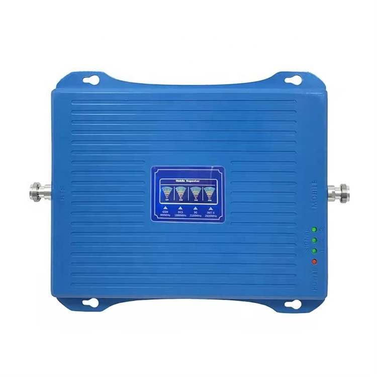 mobile signal repeater four band 900 1800 2100 2600 mhz cellphone network signal booster