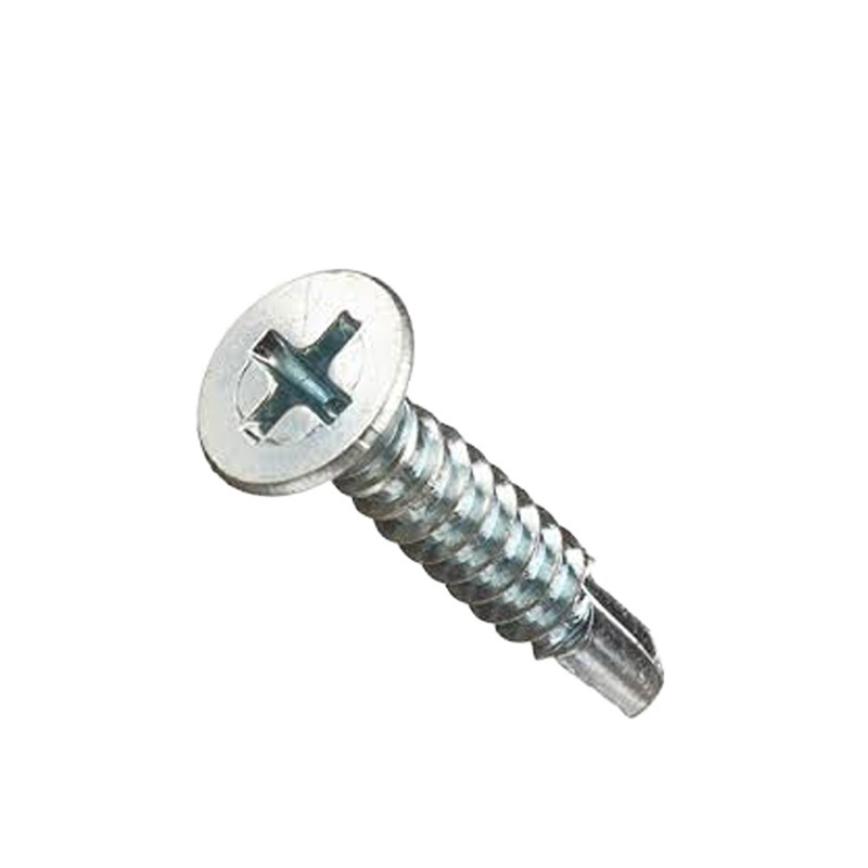 Phil Cross Recessed Carbon Steel Countersunk Csk Head Galvanized Sds Self Drilling Tek Screw For Metal