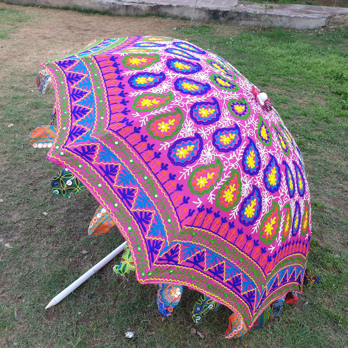 PARASOL - Indian Style Large Size Garden Cafes / Restaurants Umbrella Parasol