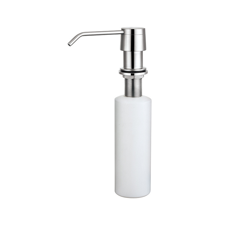 Kitchen sink stainless steel liquid soap dispenser bathroom accessories soap pumps