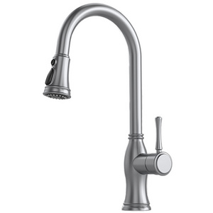 Single Handle Pull Down Sprayer Kitchen Sink Faucets Stainless Steel 304 Kitchen Faucets