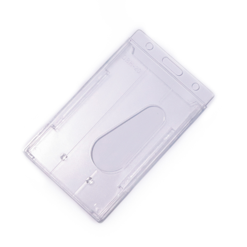 Double-sided Transparent Material Card Holder