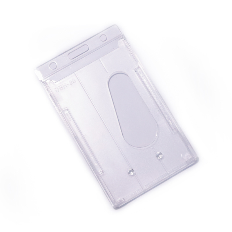 Double-sided Transparent Material Card Holder