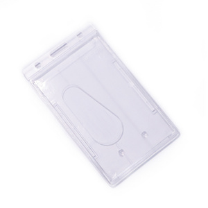 Double-sided Transparent Material Card Holder