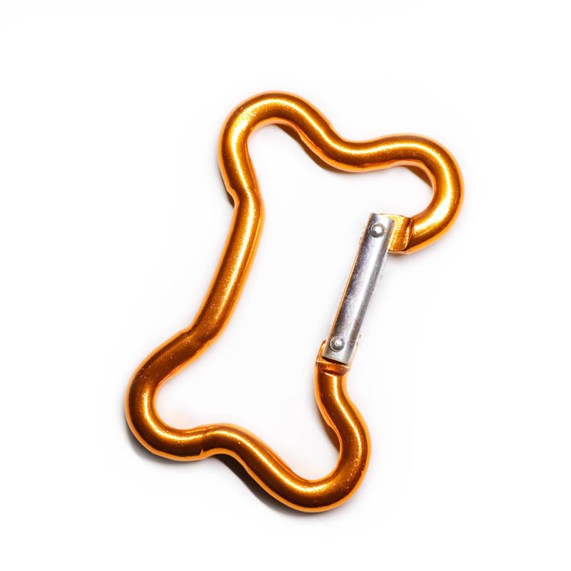 Available Dog Bone Shape Key Chain Carabiner