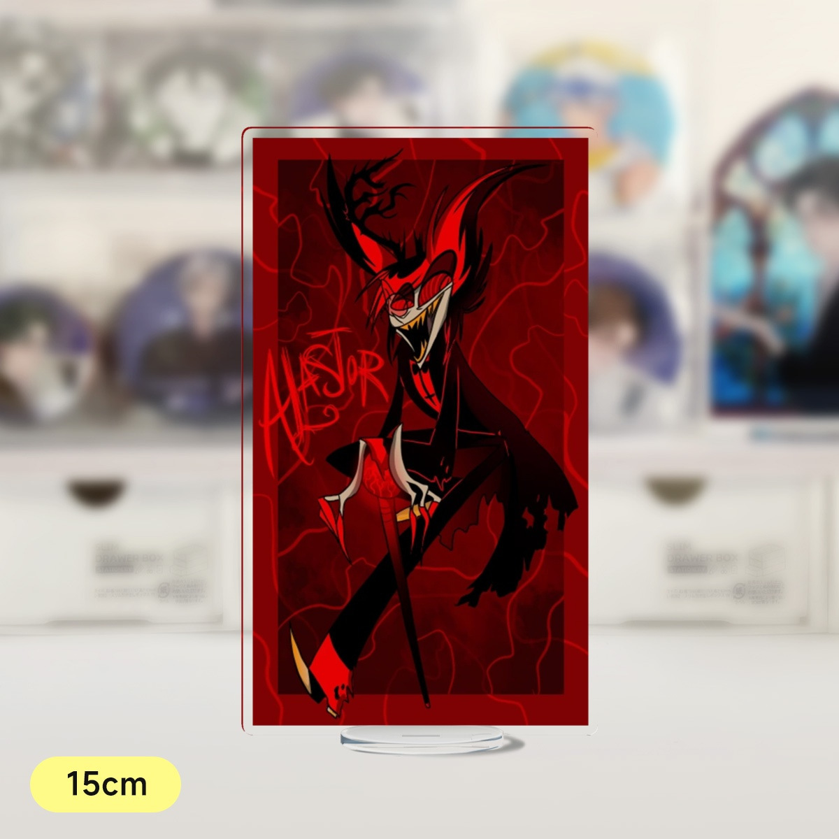 29 Styles Hazbin Hotel Kawaii Plastic Crafts Decoration Anime Acrylic Standing Plate Stand