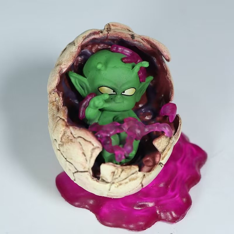 2.5-8.5CM Cute Anime Figure Piccolo Family DBZ PVC Dragon Manga Figurine Gift Catcher Gachapon Egg Box Toys