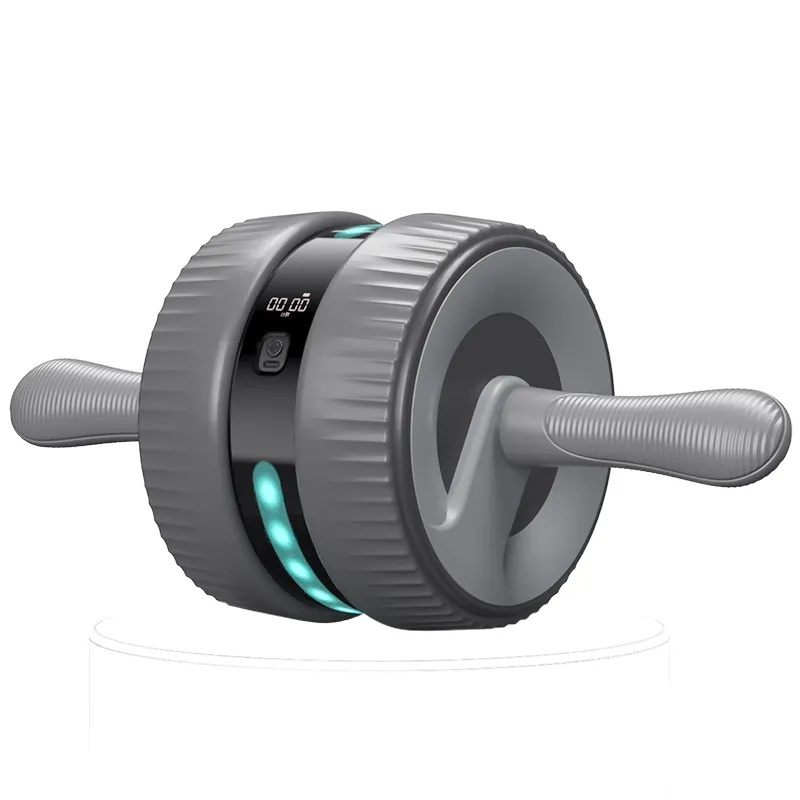 Quality Protection Wheels Roller ABS Steel Rubber Abdominal Roller for Bodybuilding