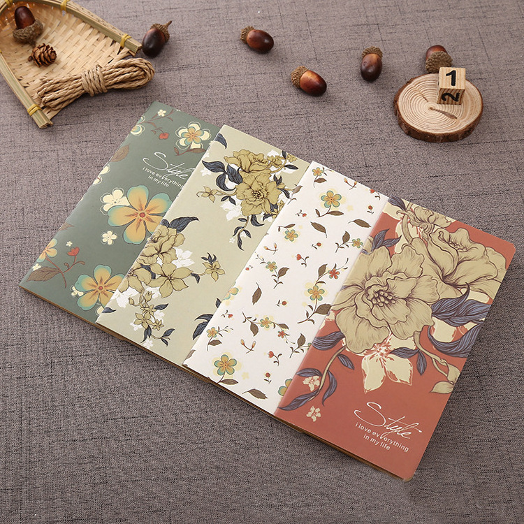 Spot wholesale simple and fresh lovely paper notebook school gift promotional notebook