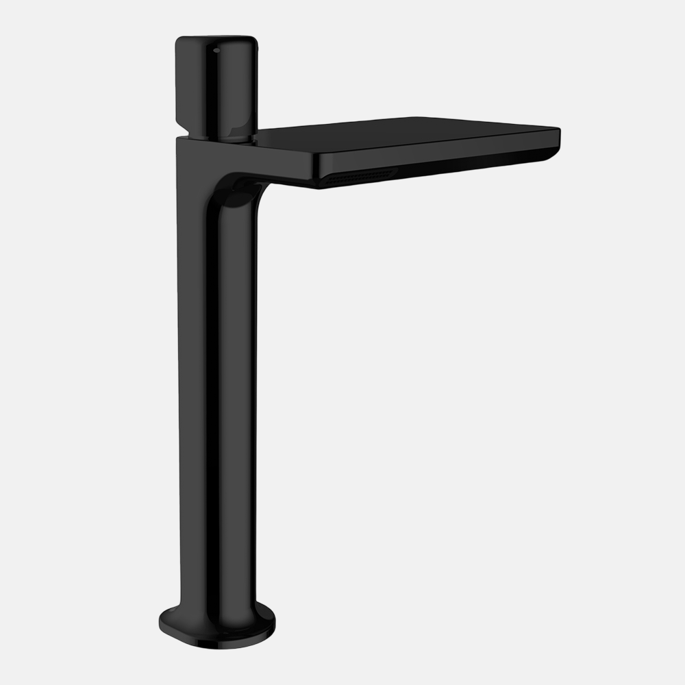 Bathroom Sink High Quality Basin Faucet Tall Basin Tap Luxury Bathroom Vessel Single  Hole Baking Paint Faucet