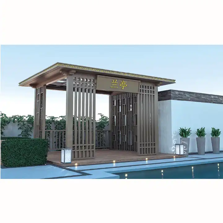 Modular Prefab Patio Bioclimatic Pergola Outdoor Waterproof Motorized Louver Roof and Flat Roof System Kits Aluminium Pergola