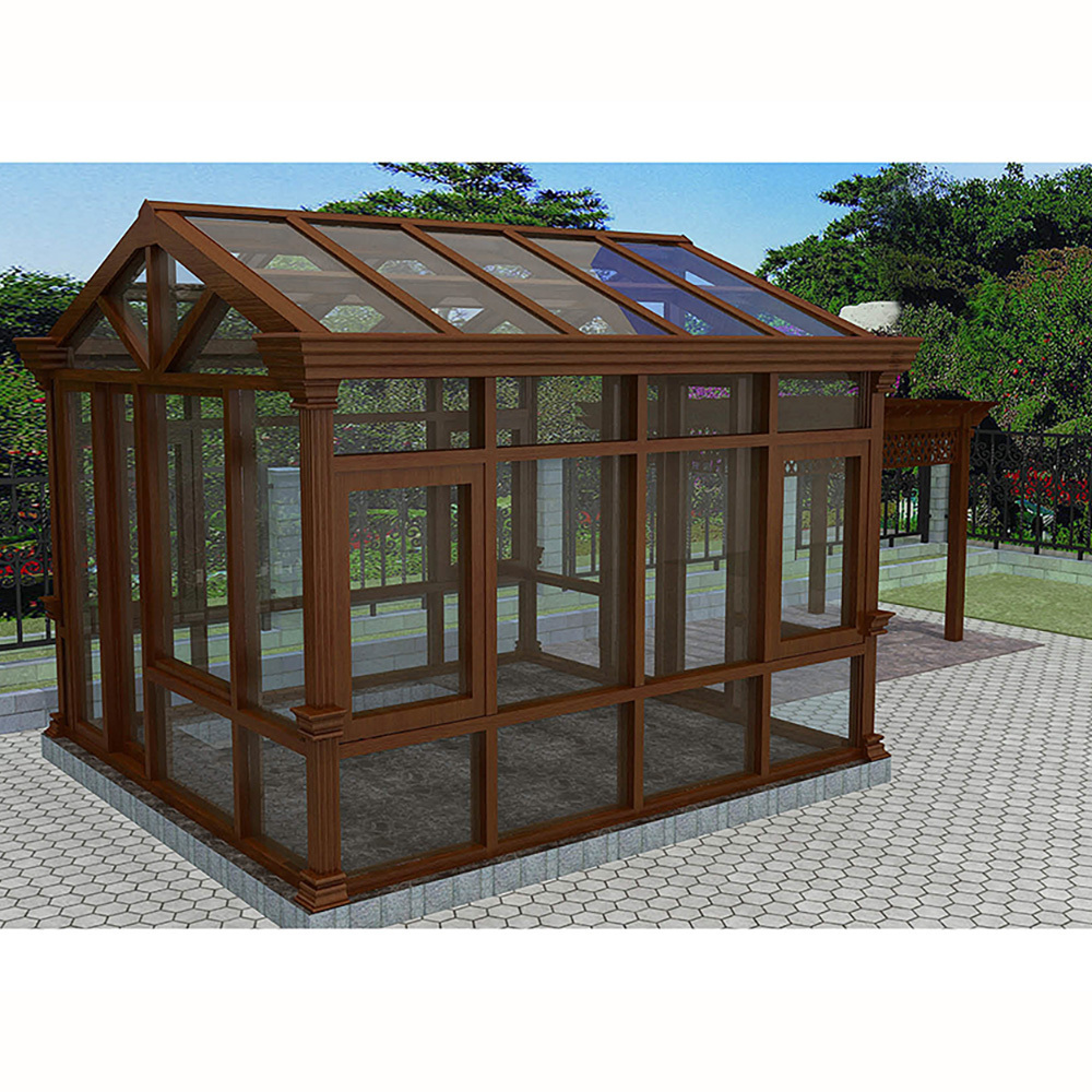 Wholesale Cuostomized Portable Outdoor Sunroom House Used For Sale 4 Season Sunroom Home Garden Balcony Aluminum Frame Sunroom