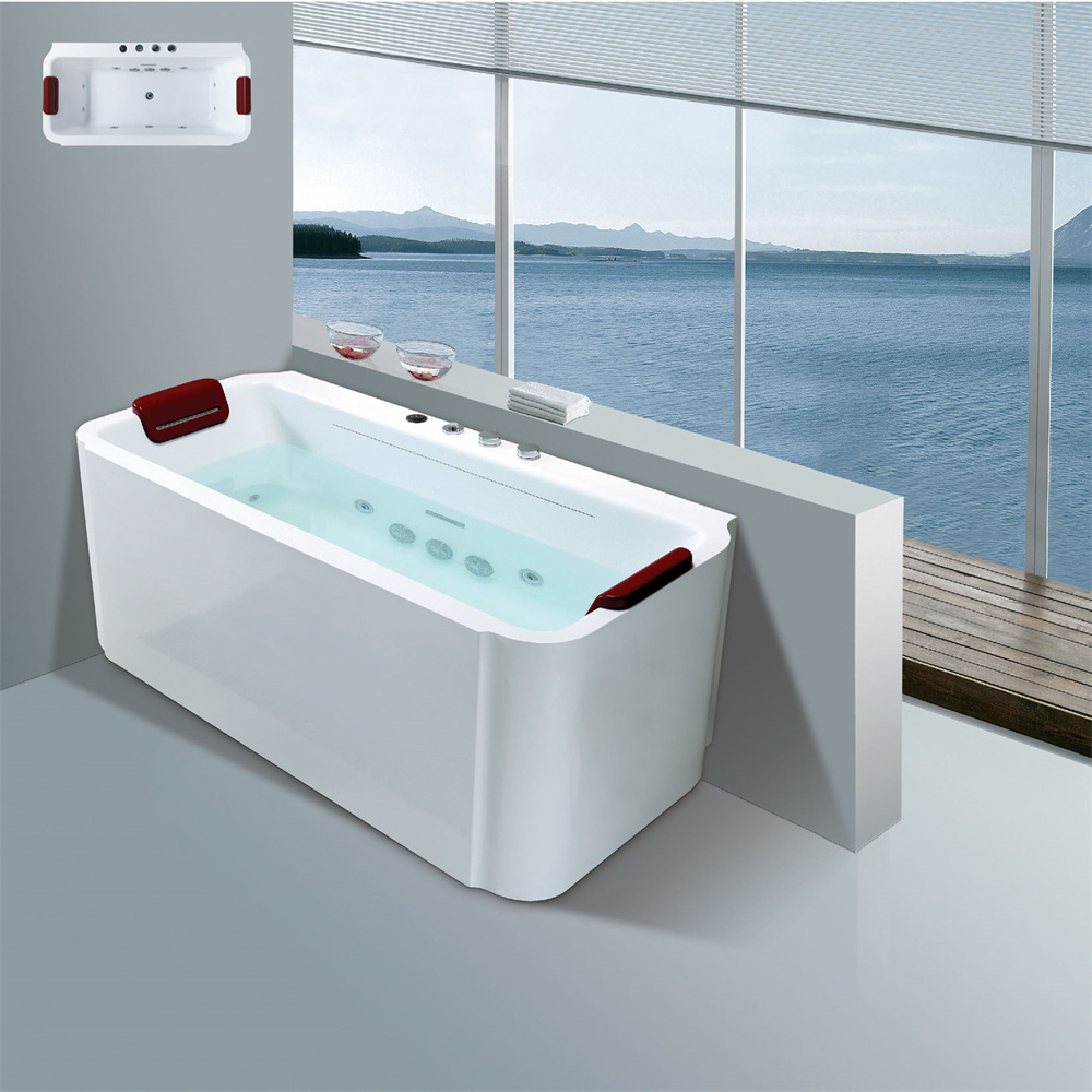 Wholesale 2 Persons European Jacuzzier Corner Massage Bathtub Low Price Whirlpool Bathtub for Adult