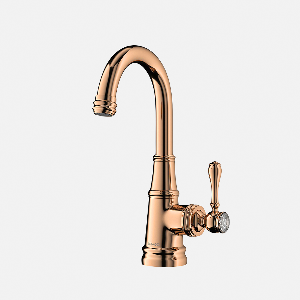 European Design Antique Bronze Finish Bathroom Faucet Deck Mounted Hot Cold Tap Manufacturer Good Quality Copper Faucet