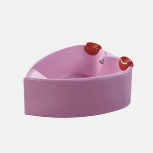 Special Shape Pink  Romantic Bathtub Modern Bathroom Bathtub 2 People For Hotel Project Or Home