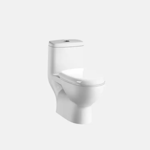 Good Price Best Quality Floor Mounted White Ceramic Wash Down One Piece Toilet with PP Seat Cover